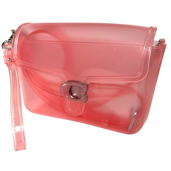 COACH CH748 Jelly Pink Tabby Shoulder Handbag made in Italy - Picture 5 of 15